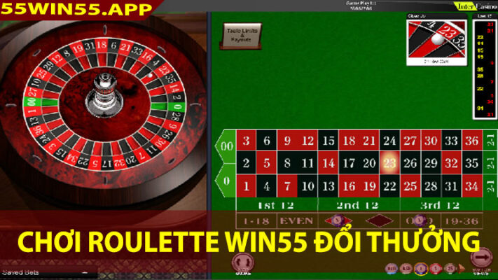 Game bài Roulette Win55 đổi thưởng trực tuyến