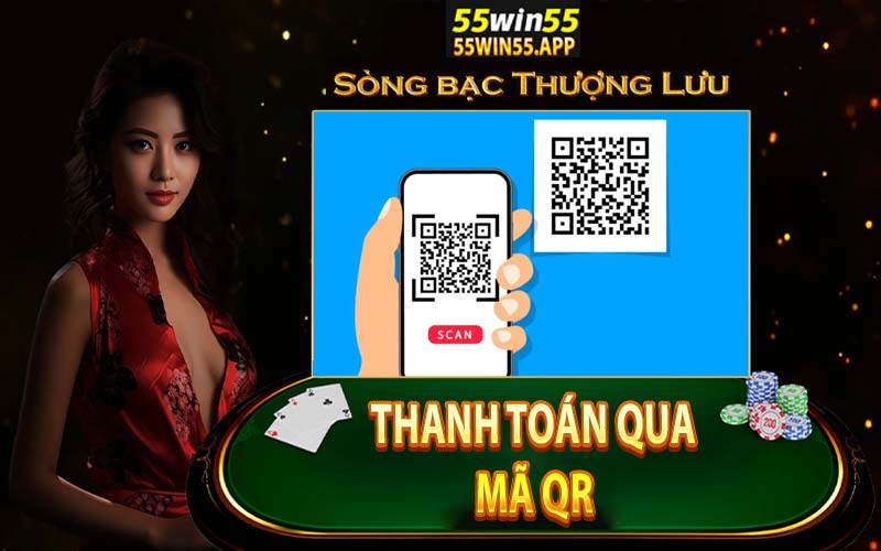 Thao tác nạp tiền một chạm với mã QR của nhà cái