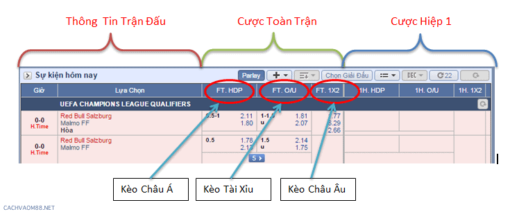 Tổng hợp cách chơi kèo bóng đá châu Âu chuẩn xác từ chuyên gia